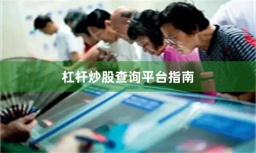 杠杆炒股查询平台指南